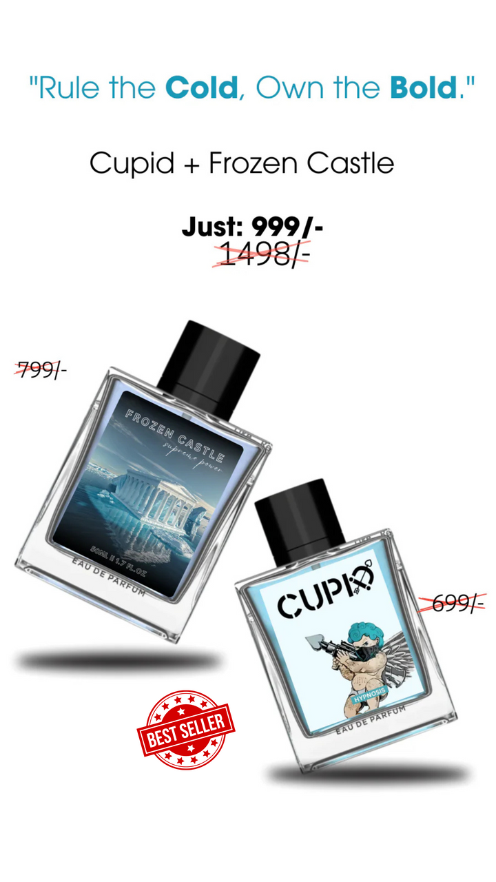 Frozen Castle with Cupid