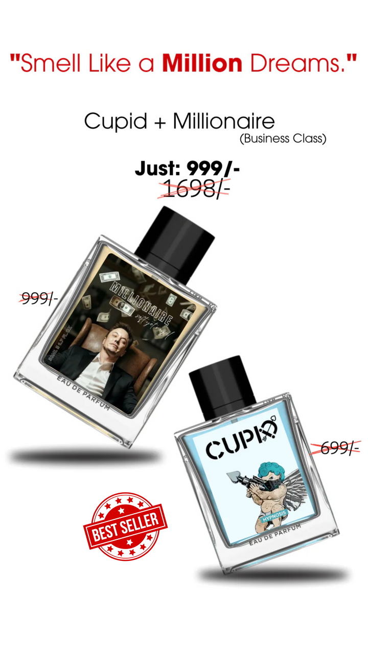 millionaire + Cupid  -"Smell Like a Million Dreams."